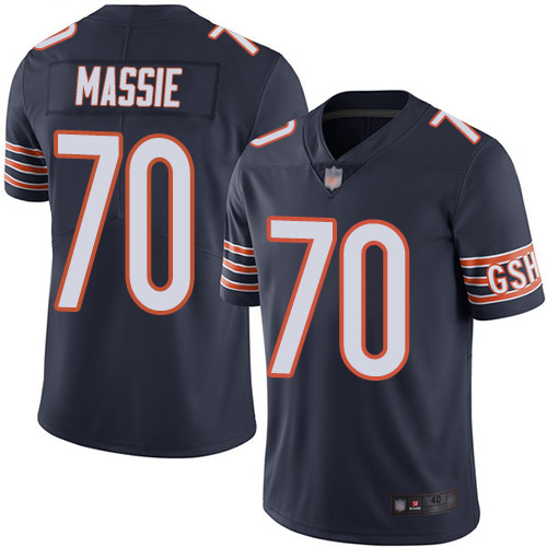 Chicago Bears Limited Navy Blue Men Bobby Massie Home Jersey NFL Football 70 Vapor Untouchable